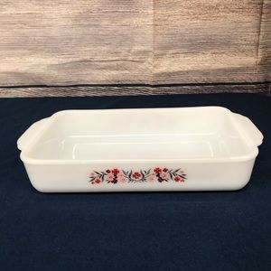 Fire King Primrose 1-11/2 Quart Lasagna/ Cassarole